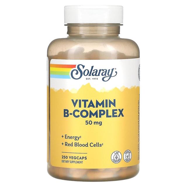 Solaray, Vitamin B-Complex, 50 mg, 250 VegCaps on Productcaster.