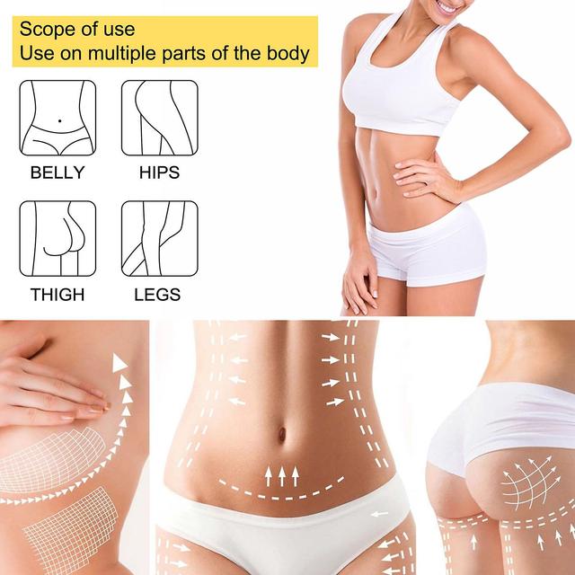 Finiss Slim Patch | 4 Pieces Belly Fat Burner Body Wrap Natural Ingredients | Firming And Shaping Contouring Patch For Women And Men on Productcaster.