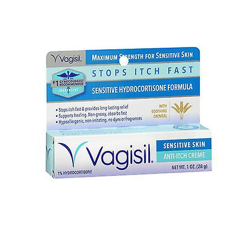 Vagisil Anti-Itch Creme Formule de peau sensible à la force maximale, 1 oz (paquet de 1) on Productcaster.