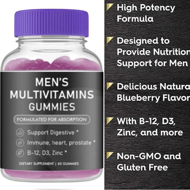 60 ct multivitamínový doplnok s vitamínmi A, C, D3, E, B6, B12 na podporu energie Pánsky multivitamín 1pc on Productcaster.