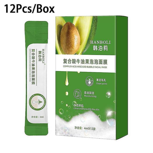 Avocado Bubble Mask Yinba Complex Acid Composite Sour Foam Facial Size 3pcs on Productcaster.