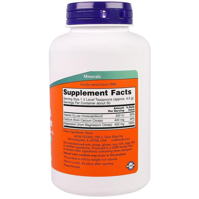 Now Foods, Calcium & Magnesium, 8 oz (227 g) on Productcaster.