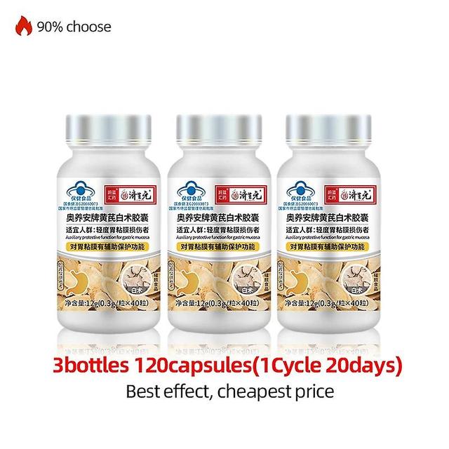 Tib Stomach Pain Capsule Protect Gastric Mucosa Astragalus Atractylodes Macrocephala Indigestion Gut Stomachache Supplements Cfda 3bottles hot sale on Productcaster.