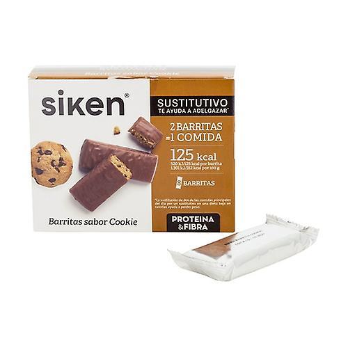 Siken Substitute Cookie Bars 8 bars of 40g on Productcaster.