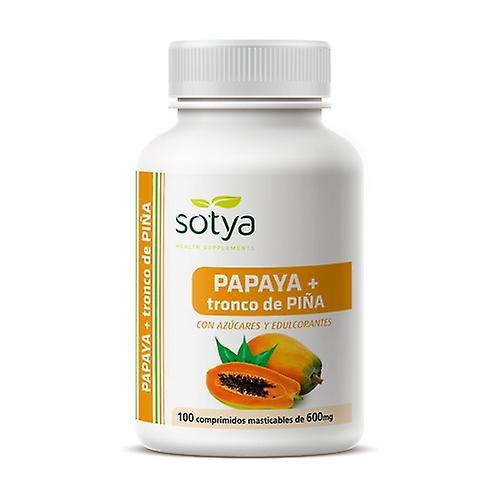 Sotya Papaya with pineapple 100 tablets on Productcaster.