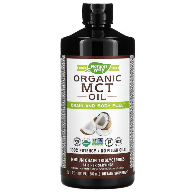 Nature's Way, Organic MCT Oil, 30 fl oz (887 ml) on Productcaster.