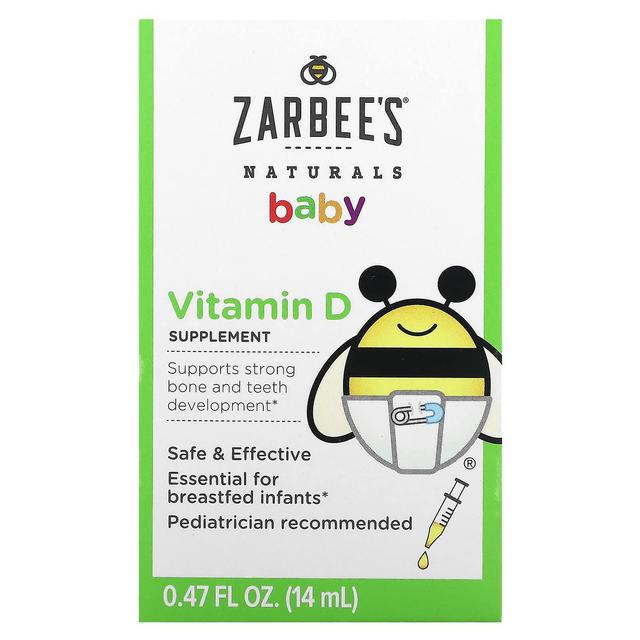 Zarbees, Baby, Vitamin D, 0.47 fl oz (14 ml) on Productcaster.