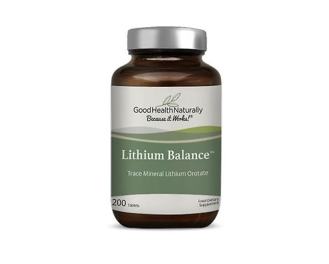 Good health naturally lithium balance 200's on Productcaster.