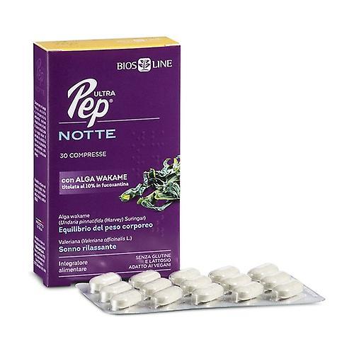 BiosLine Ultra pep notte sleep and weight control 30 tablets on Productcaster.