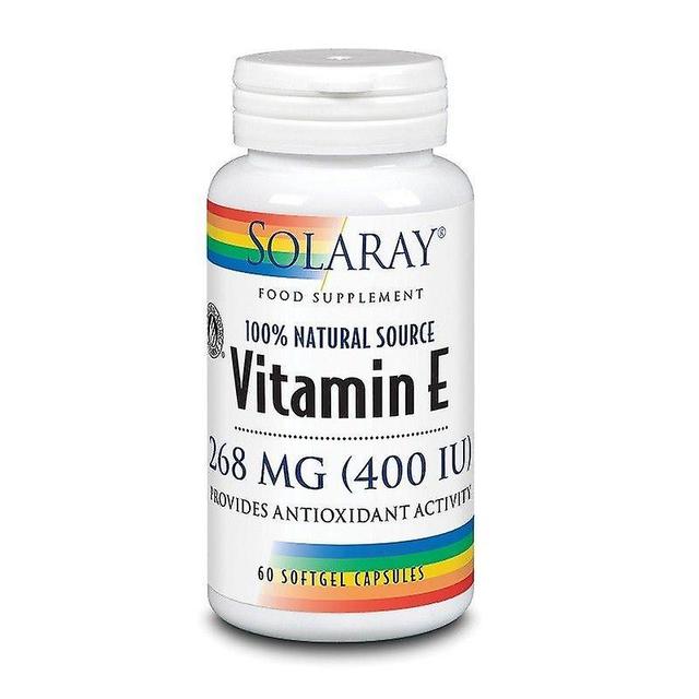 Solaray Vitamin E 268mg Softgels 60 (1020) on Productcaster.