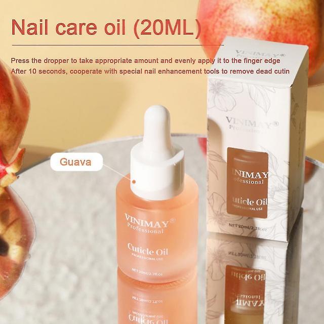 Nouvelle huile de soin de cuticule à ongles 20ml Anti-edge Barb Dead Skin Nail Nutrition goyave on Productcaster.