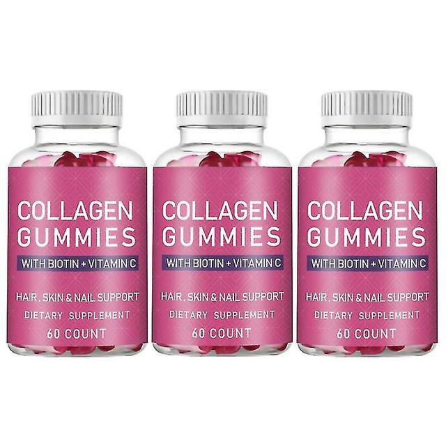 3x Collagen Biotin Gummies For Hair,skin,nails,premium Collagen Vitamin Supplement on Productcaster.