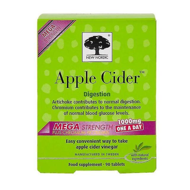 Apple Cider Mega Styrke 1000mg Tabletter 90 (nlf065) on Productcaster.