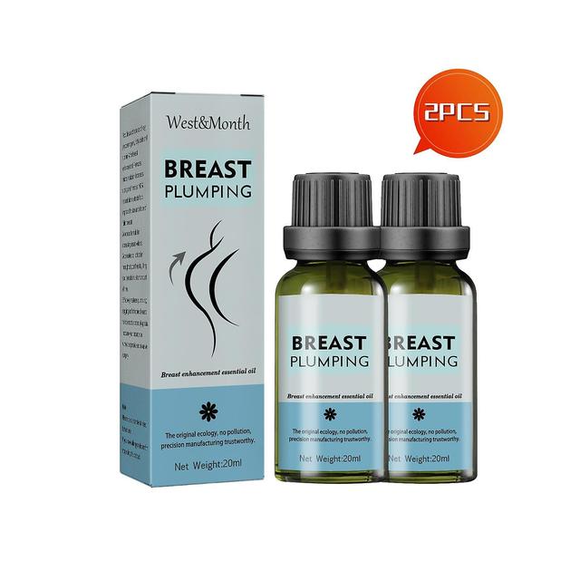 West&month Beauty Essential Oil Breast Enlargement Plant Nutrient Liquid Massage Essential Oil Breasts Firm and Firm, 20ml 2pc on Productcaster.