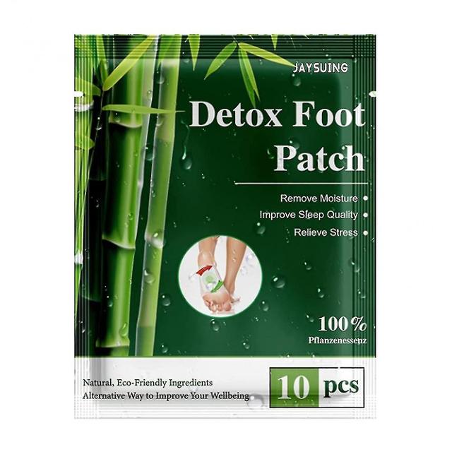 10pcs Detox Foot Patches Remove Moisture Improve Sleep Quality Relieve Stress Purify Body Remove Toxins QUC on Productcaster.