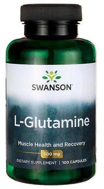 Swanson L-Glutamine 500 mg 100 Kapsler 100 gr on Productcaster.