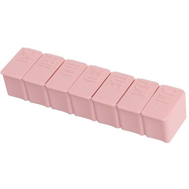 Travel Independent Lattice Pill Box2 Pcs/setpink Qyroadwolf on Productcaster.