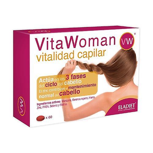 Eladiet VitaWoman Hair Vitality 60 tabliet on Productcaster.