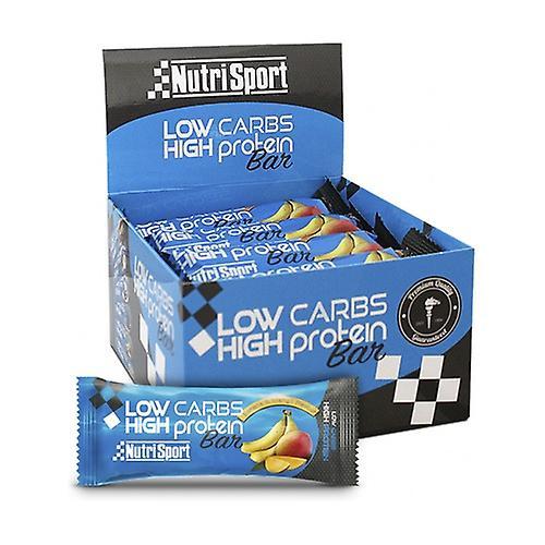 Nutrisport Box of low carb banana mango bars 16 bars of 60g (Mango - Banana) on Productcaster.