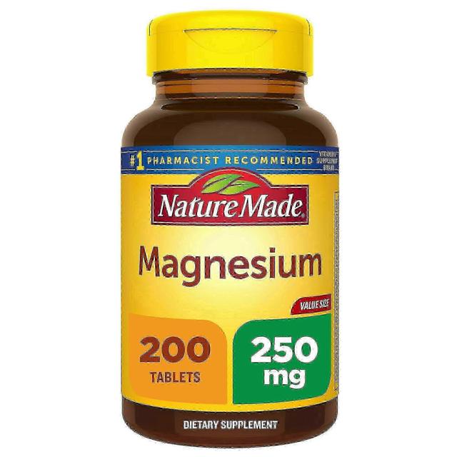 Nature made magnesium, 250 mg, tablets, 200 ea on Productcaster.