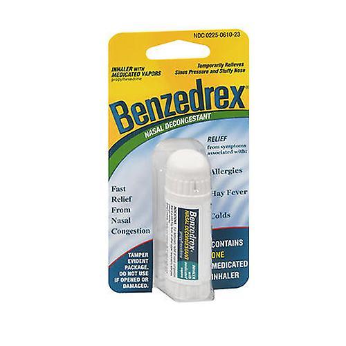 Benzedrex Inhaler Propylhexedrine Nasal Decongestant, 1 each (Pack of 1) on Productcaster.