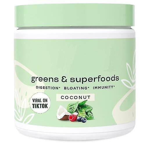 Nutrition Super Greens Powder Smoothie & Juice Mix - Probiotics For Digestive Health & Bloating Reli on Productcaster.