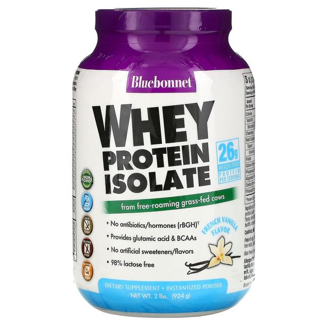 Bluebonnet Nutrition, Whey Protein Isolado, Baunilha Francesa, 2 lbs (924 g) on Productcaster.