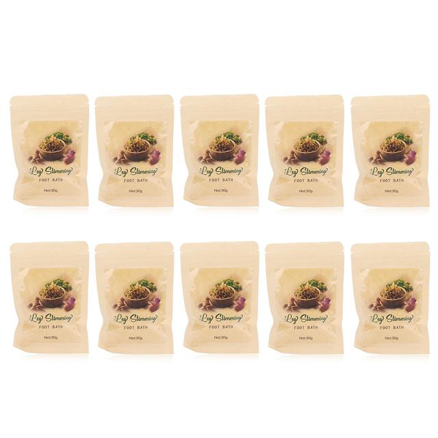 Gegong 10pcs Foot Soak Bag Natural Herb Relieve Fatigue Improve Circulation Foot Bath Relaxation Bag on Productcaster.