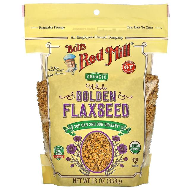 Bob's Red Mill, Organic Whole Golden Flaxseed, 13 oz (368 g) on Productcaster.