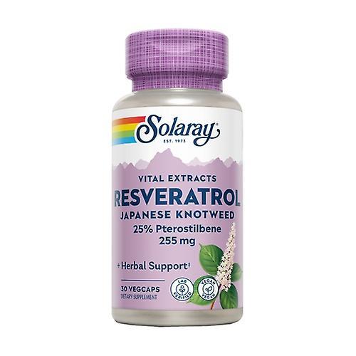 Solaray Super Resveratrol 30 vegetable capsules on Productcaster.