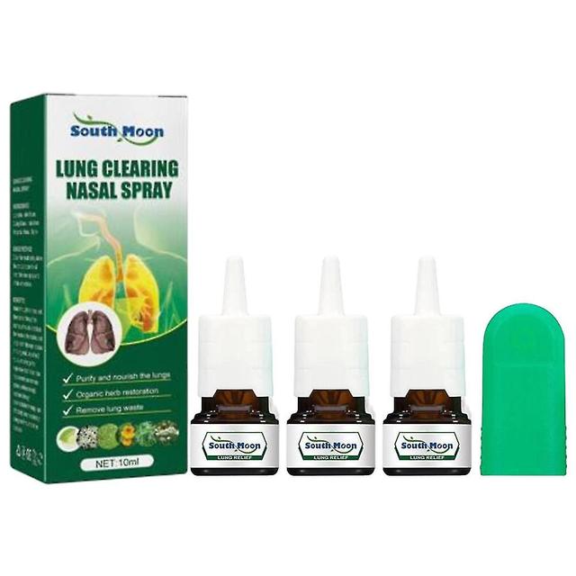 1-5pcs Lunge Entgiftung Kräuterreinigung Nebel Bio Kräuter Lungenreinigung Reparatur Nasenspray Lunge Entgiftung Kräuterreiniger Spray für Raucher ... on Productcaster.