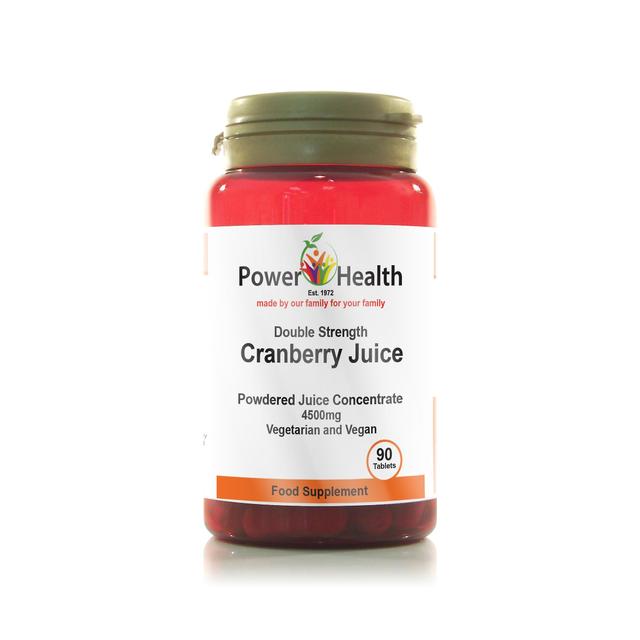 Power health double strength cranberry juice 4500mg 90's on Productcaster.