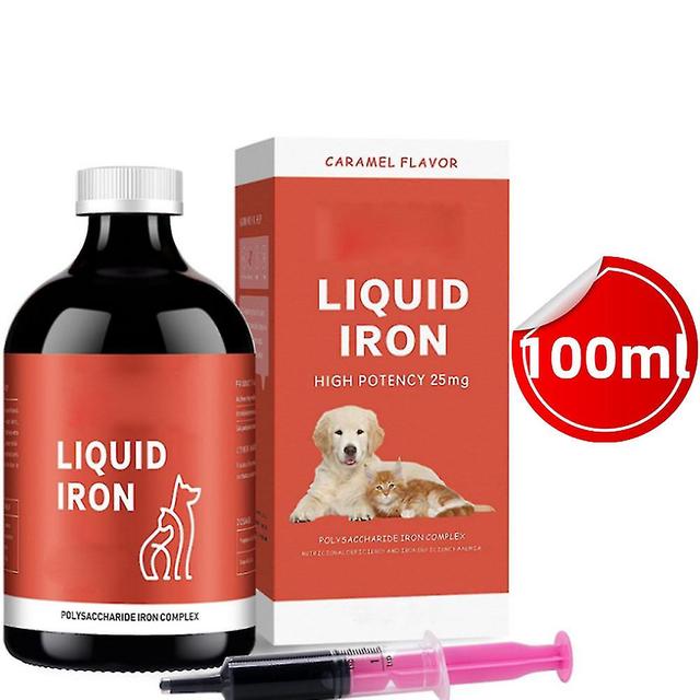 Suplemento de hierro líquido de 60 ml para perros y gatos con anemia - Complejo de hierro polisacárido formulado para apoyar la salud de la sangre ... on Productcaster.