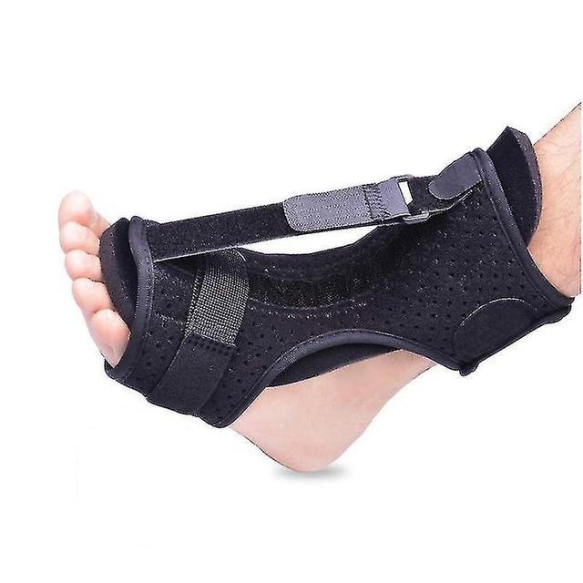 Wabjtam Adjustable Foot Brace Plantar Fasciitis Night Splint Foot Drop Orthotics Brace Elastic Back Night Splint on Productcaster.