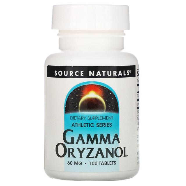 Source Naturals, Serie Atletica, Gamma Oryzanol, 60 mg, 100 Compresse on Productcaster.