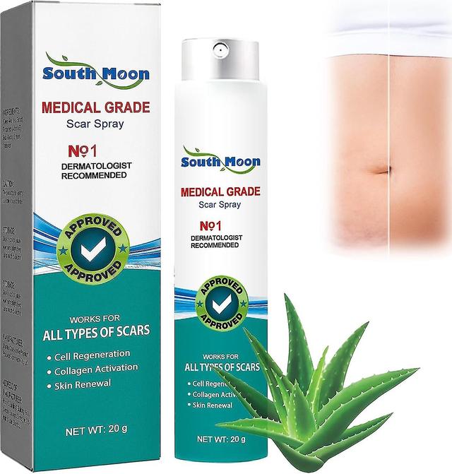 Terry Proregen Narbenspray in medizinischer Qualität, South Moon Narbenspray in medizinischer Qualität für alle Arten von Narben, glatte Haut (3 St... on Productcaster.