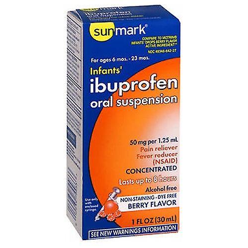 Sunmark Infants Ibuprofen Oral Suspension, Berry 1 oz (Pack of 1) on Productcaster.