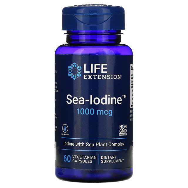 Life Extension, Sea-Jodium, 1.000 mcg, 60 vegetarische capsules on Productcaster.