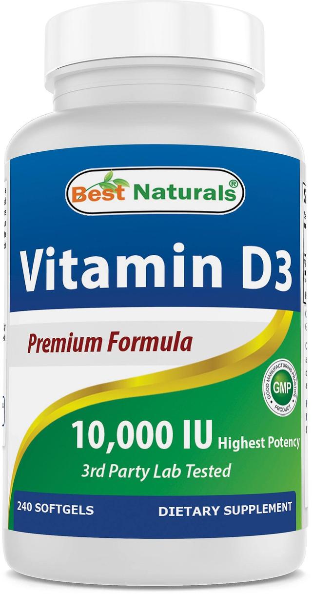 Best naturals vitamin d3 10000 iu 240 softgels on Productcaster.