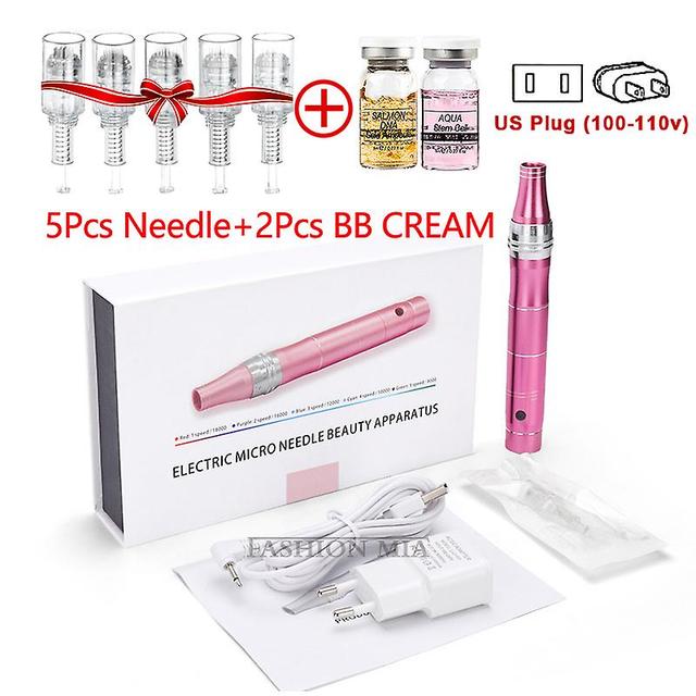 Atuto Profesional Derma Pen Maquina Microneedling Mesotherapie Derma Pen Microneedling With Schroef Needle Cartridge/protein Essence Zestaw US Plug... on Productcaster.