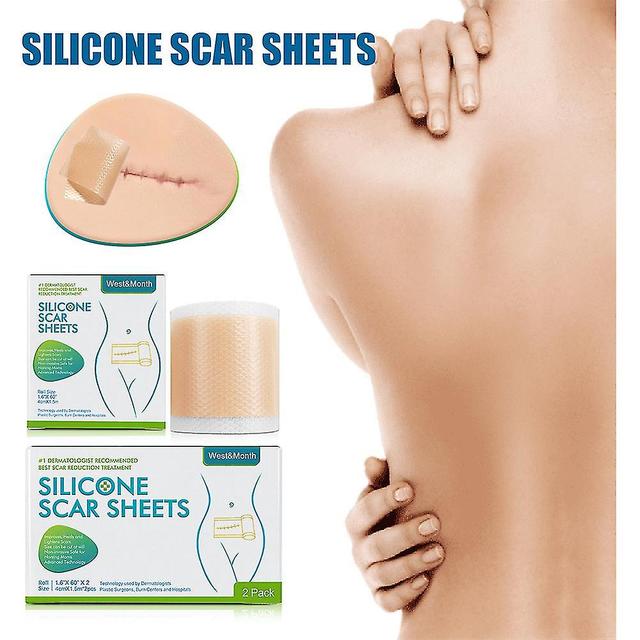 Silicone Scar Removal Gel Sheet Efficient Repair Surgery Acne Burn 1pcs 4*150cm on Productcaster.