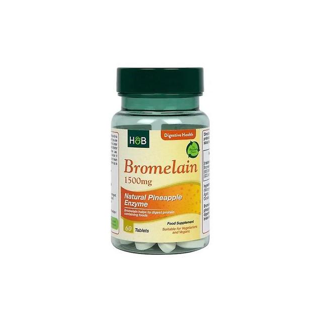 Bromelina Holland & Barrett, 1500mg, 60 comprimidos 15033 on Productcaster.