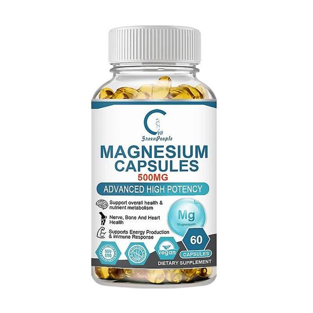 Hikig Glycine Magnesium Capsule Cognitive Function calm mood Help sleep Muscle Recovery Mineral Magnesium Supplements 30pcs1 on Productcaster.