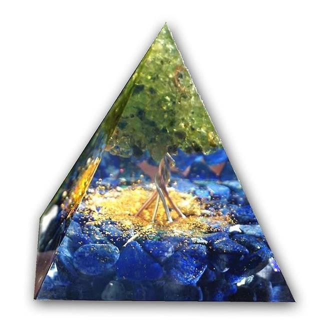 DeliaWinterfel Healing Crystal Energy Generator Blanacing Orgonite Pyramide D-5cm / on Productcaster.