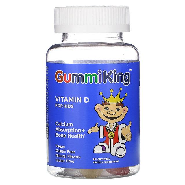 GummiKing, Vitamin D für Kinder, 60 Fruchtgummis on Productcaster.