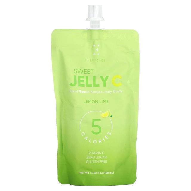 Everydaze, Sweet Jelly C, Plant Based Konjac Jelly Drink, Lemon Lime, 5.02 fl oz (150 ml) on Productcaster.