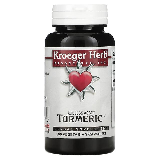 Kroeger Herb Co, Turmeric, 100 Vegetarian Capsules on Productcaster.