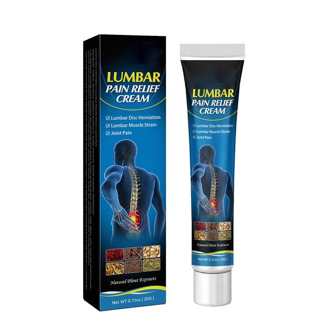 unbrand 20g Lumbar Pain Relief Cream Herbal Joints Muscle Sprain Knee Waist Pain Solution on Productcaster.