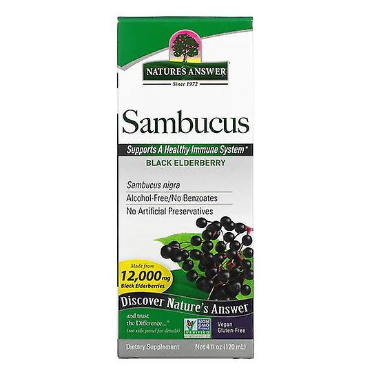 Nature's Answer Luonnon vastaus - sambucus, musta seljanmarja, 4 fl oz on Productcaster.