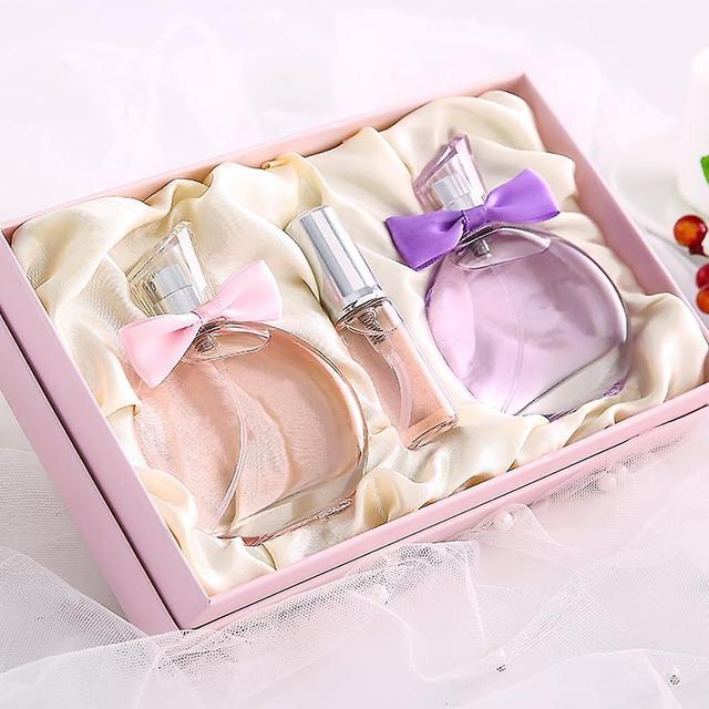 3 Piece Set Perfume Spray for Woman,Glass Bottle Female Long Lasting Floral Fragrance Perfume Sets Gift for Girls Chrismats Anniversary on Productcaster.